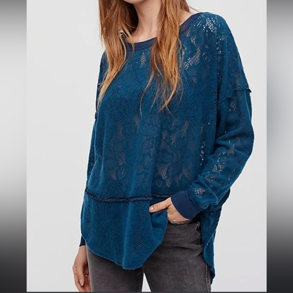 Free People Not Cold In This Lace Top